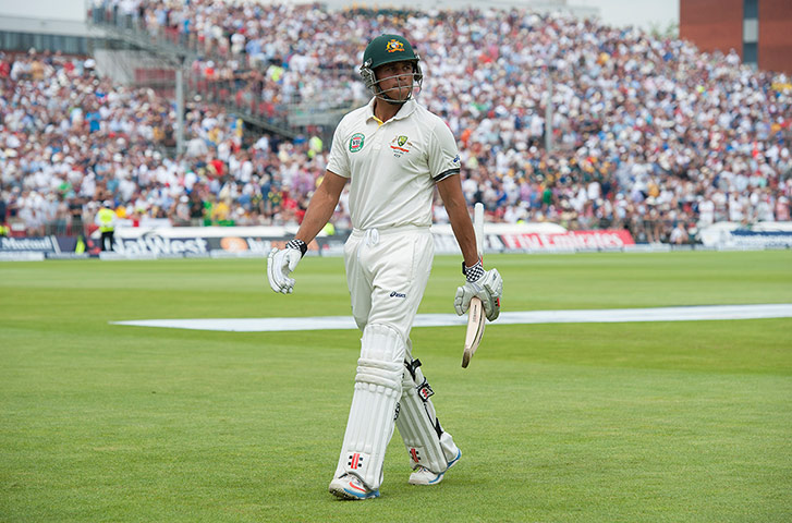 3rd ashes day 1 TJ: A dejected Usman Khawaja