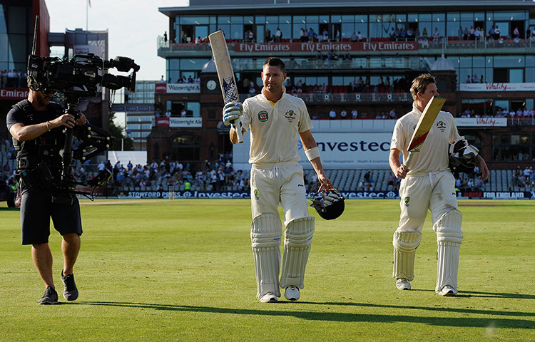 3rd ashes day 1 TJ: Michael Clarke and Steven Smith