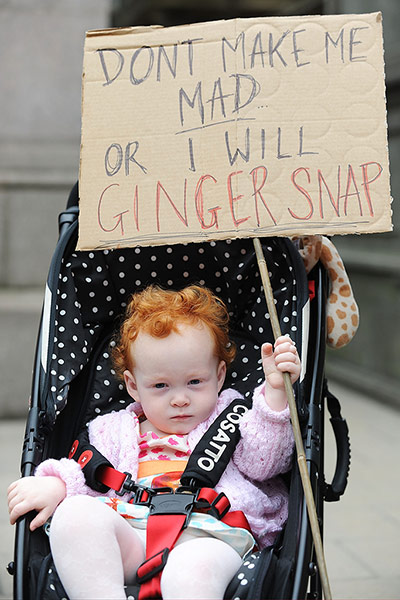 Ginger: The Ginger Pride Walk In Edinburgh