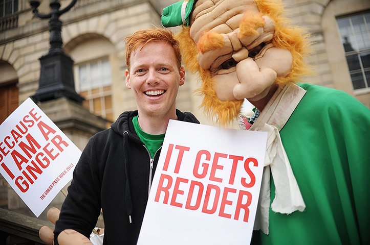 Ginger: The Ginger Pride Walk In Edinburgh