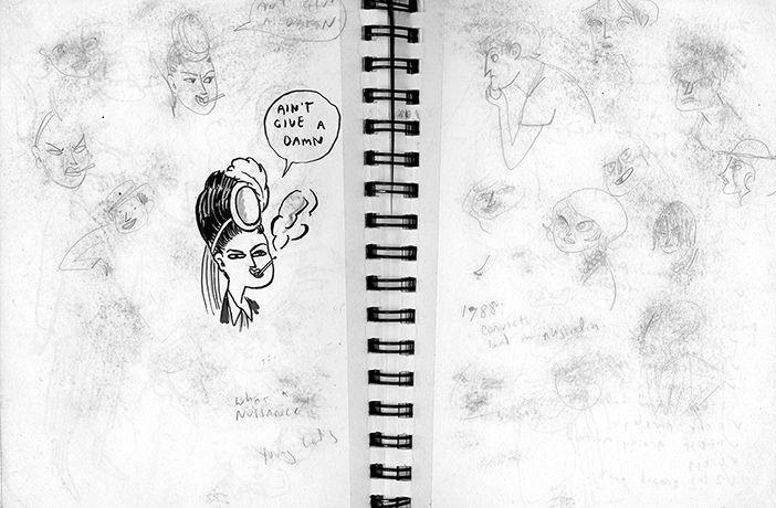 Kate Beaton Sketchbook: Illustrators sketchbooks