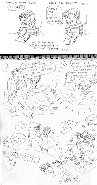 Kate Beaton Sketchbook: Illustrators sketchbooks