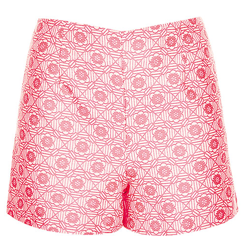 shorts: Pink printed