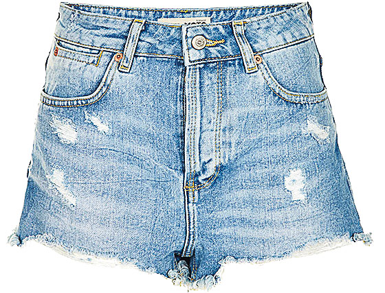 shorts: Denim hot pants