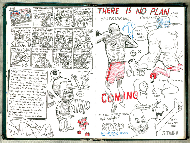 Jeffrey Brown Sketchbooks: Illustrators sketchbooks