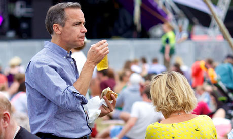 Mark Carney at the Wilderness festival, Oxfordshire 11/8/13