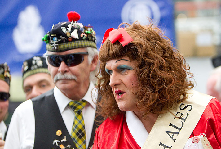 Drinkers at Beer Festival
