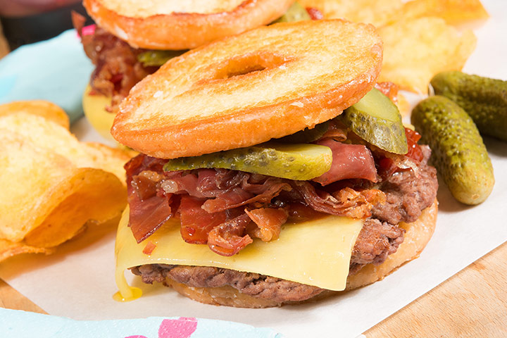 Unhealthy Foods: Luther Burger