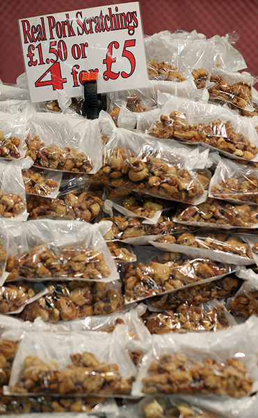 Beer festival extras: Pork scratchings