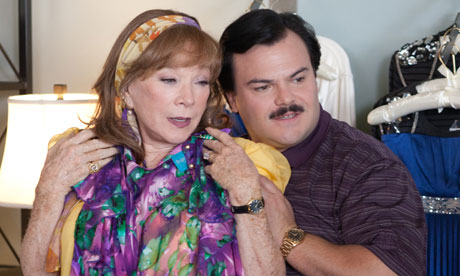 Shirley MacLaine and Jack Black in Bernie