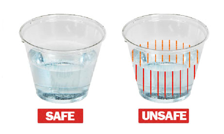 DrinkSavvy plastic cup