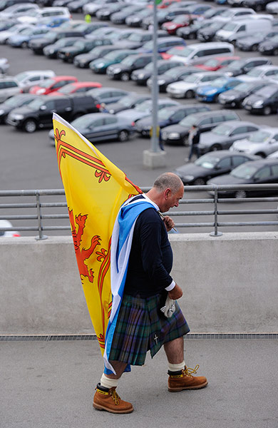 England v Scotland: Scotland fan