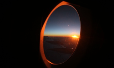 Sunrise between Brisbane and Darwin then to Kununurra, Thursday 15th August 2013.