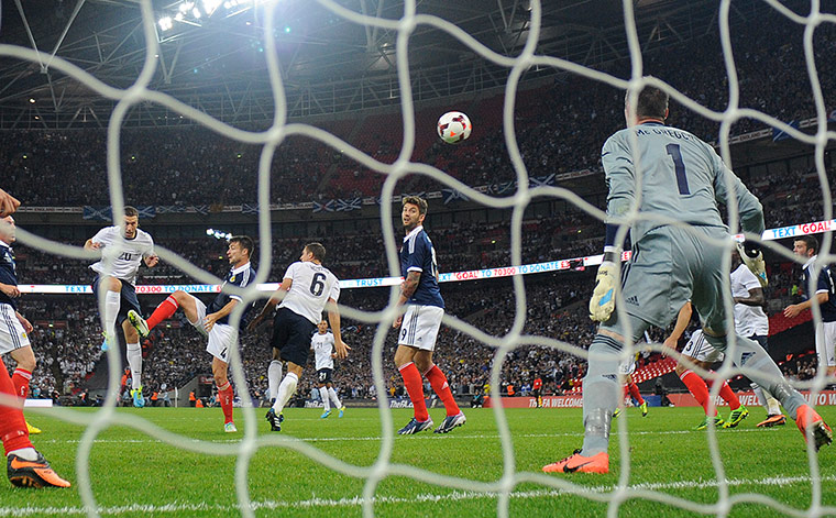 England v Scotland 2: Ricky Lambert scores