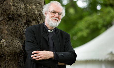 Former archbishop of Canterbury Rowan Williams at the Edinburgh international book festival