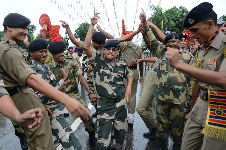 India Independence Day : Indian Border Security Force (BSF) perso