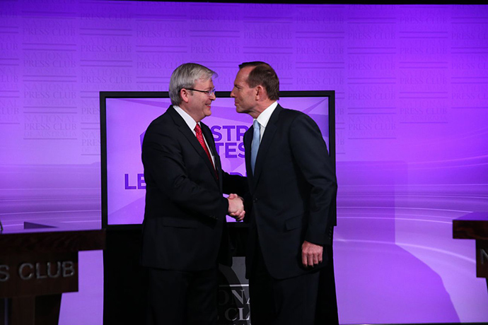 Week with Rudd: Shake hands