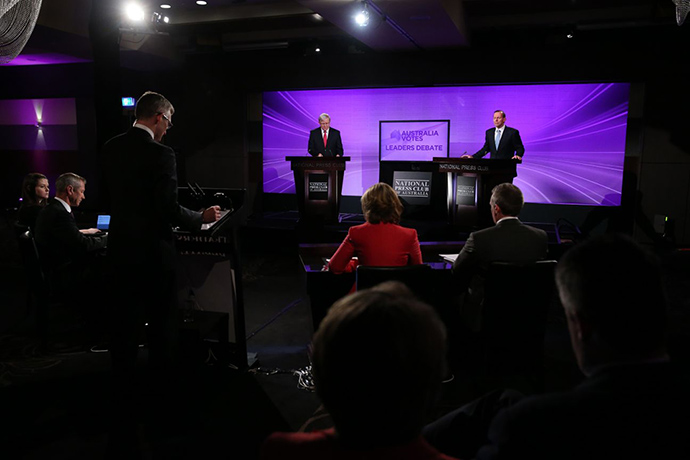 Week with Rudd: wide of the debate