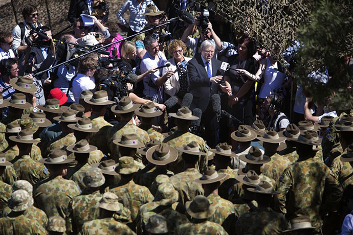 Week with Rudd: Barracks