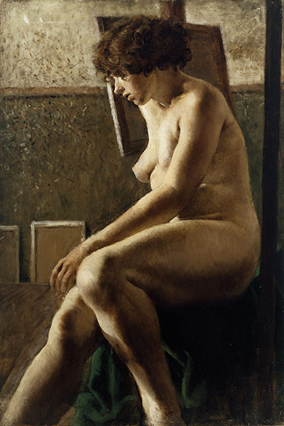 Rex Whistler: Female Figure Seated by Rex Whistler