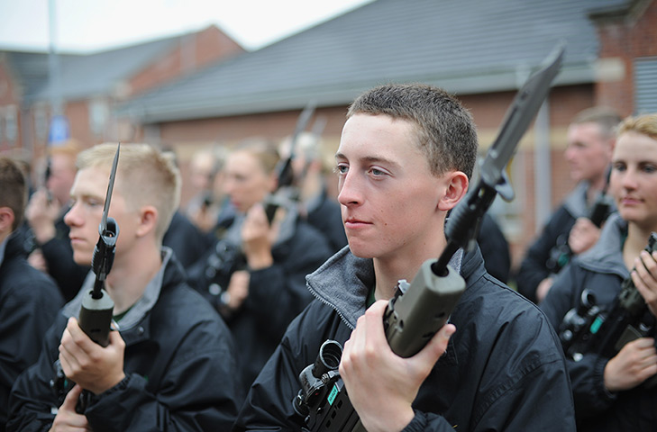 Junior Soldiers: Collection of weapons and bayonets from the Armoury