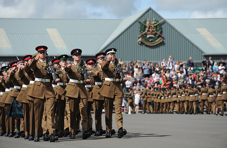 Junior Soldiers: The graduation parade for Junior Soldiers at the Army Foundation College