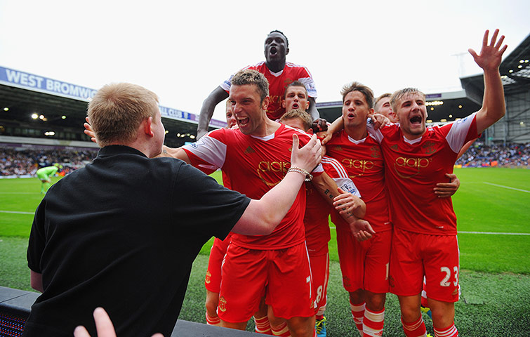 saturday round-up: Rickie Lambert celebrates