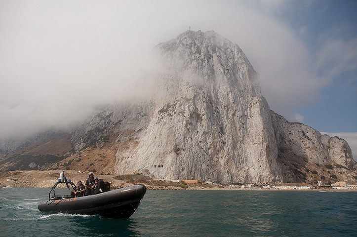 Gibraltar protests: Spanish Fishermen Stage Protest In Disputed Waters Near Artificial Reef