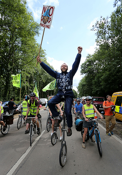 Fracking protests UK: Balcombe anti fracking protest in pictures