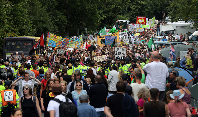 Fracking protests UK: Balcombe anti fracking protest in pictures