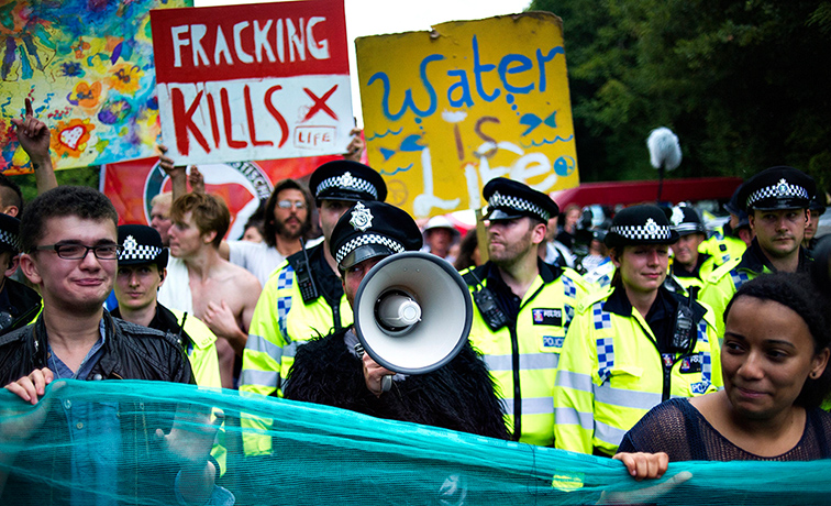 Fracking protests UK: Balcombe anti fracking protest in pictures