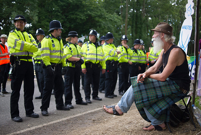 Fracking protests UK: Balcombe anti fracking protest in pictures