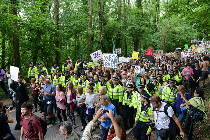 Fracking protests UK: Balcombe anti fracking protest in pictures