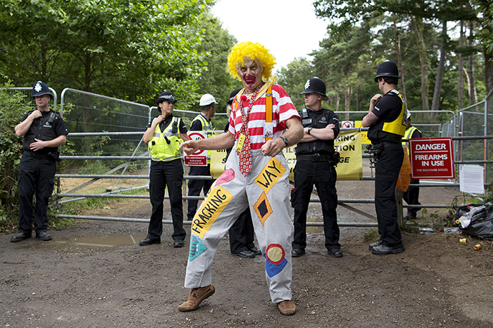 Fracking protests UK: Balcombe anti fracking protest in pictures