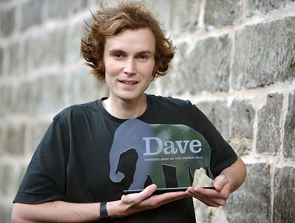 Top one liners: Rob Auton, the winner of Dave's Funniest Joke of the Fringe award