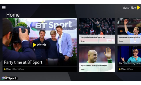 BT Sport Android app