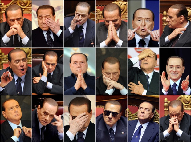 The many faces of Silvio Berlusconi. Berlusconi accused the judiciary persecuting him with a 'fury that has no equal anywhere in the civilised world' after being handed a conviction for tax fraud.