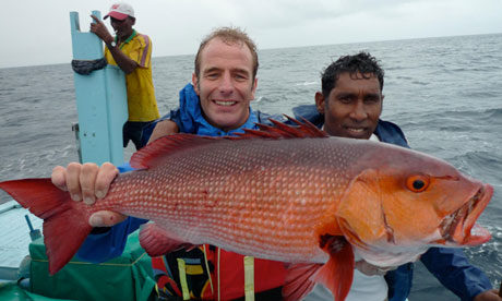 Robson Green has found great success with his Extreme Fishing TV programme, but not all anglers are fans of his style. Photograph: Five TV