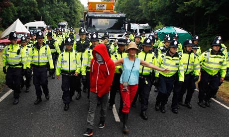 Fracking protest