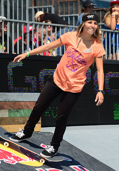 x games: Leticia Bufoni is all smiles en route to