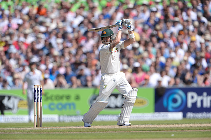 ashes 3rd test day 2: Michael Clarke hits out