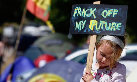 A young protestor Balcombe 