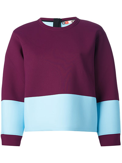 fashion sport: Neoprene sweatshirt