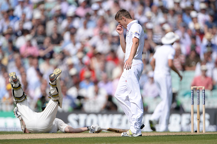Ashes cricket --: 5th ashes test day one