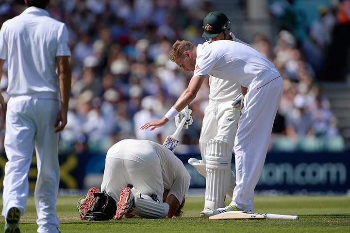 Ashes cricket --: 5th ashes test day one