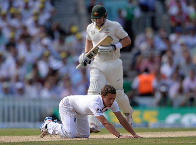 Ashes cricket --: 5th ashes test day one