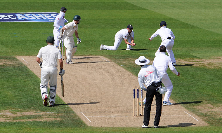 Ashes cricket --: 5th ashes test day one