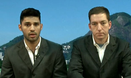 David Miranda and Glenn Greenwald