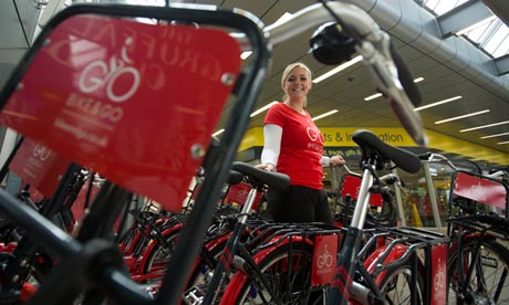 Bike & Go public bike hire scheme Liverpool