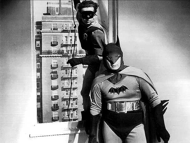 Batman: Johnny Duncan & Robert Lowery in the 1949 film Batman and Robin